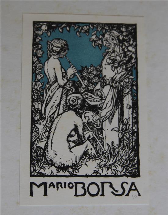 A small collection of works relating to Sir Frank Brangwyn, from the Library of the late Dr. Philip Tombleson of Ditchling Brangwyn, Fr